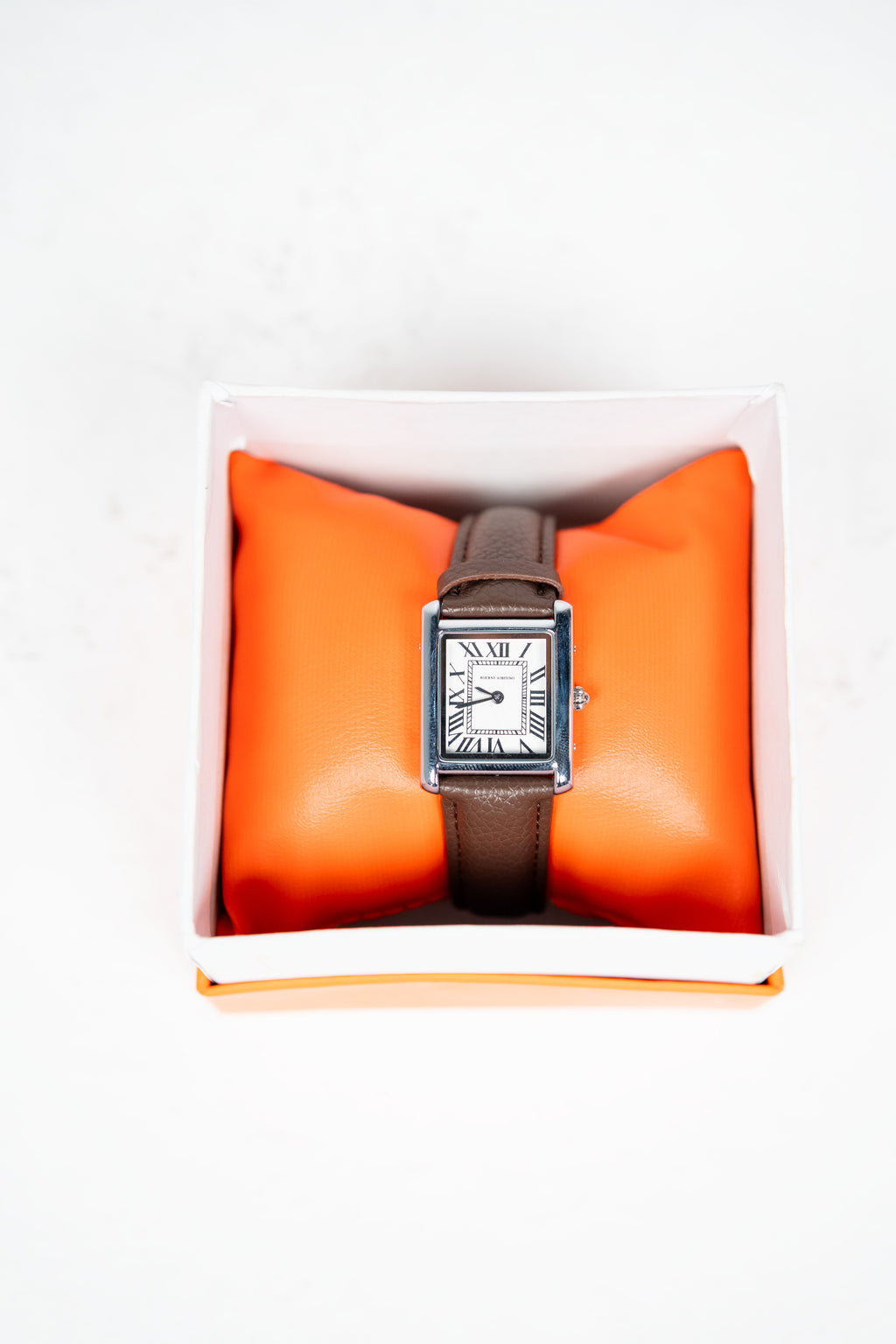 Maison Noir — Tank Watch Brown Strap