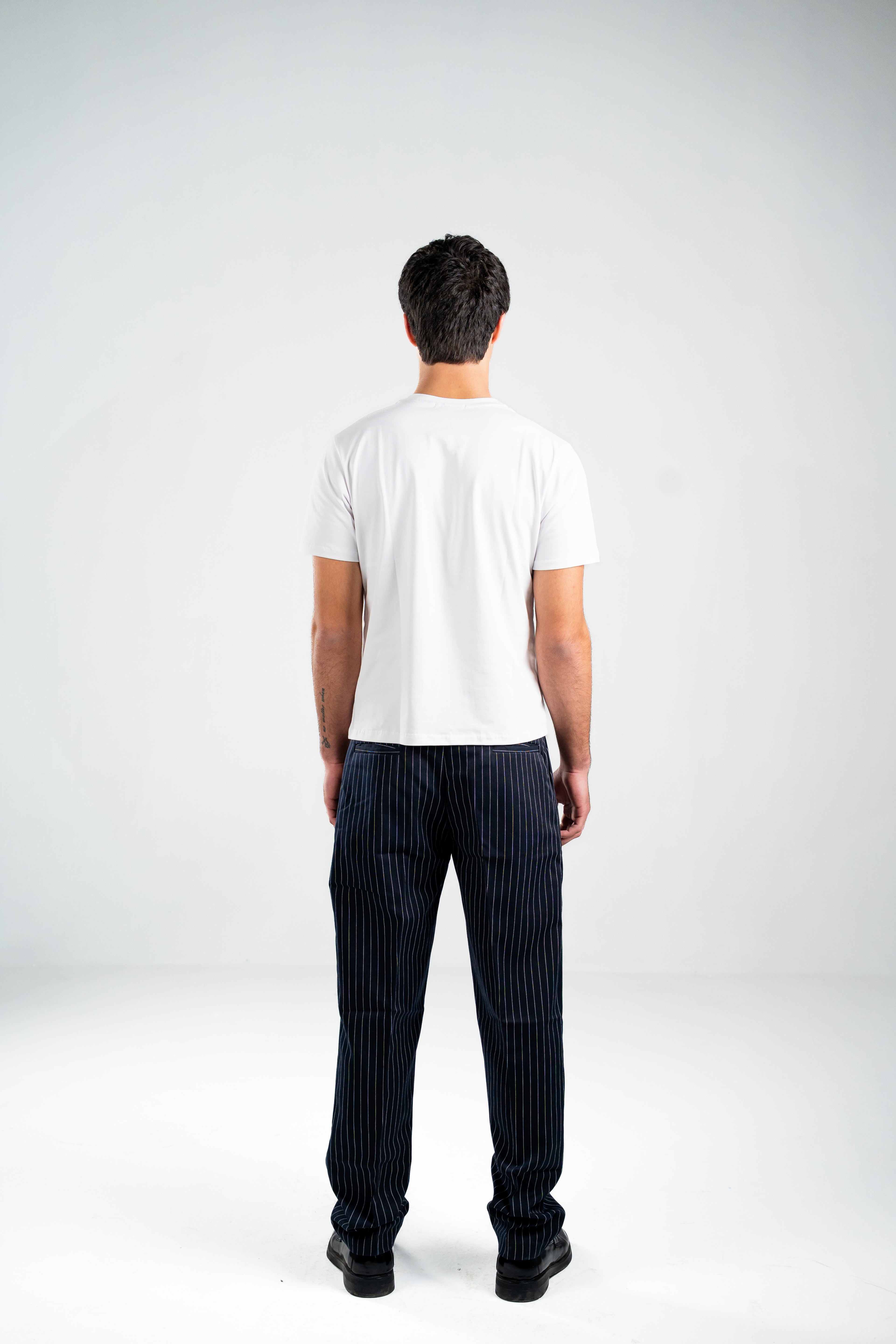 Maison Noir — Semi-cropped White Tee